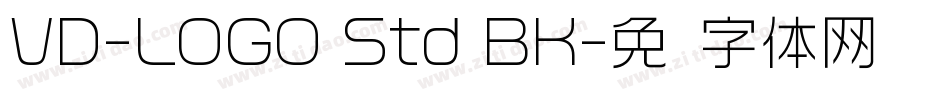 VD-LOGO Std BK字体转换